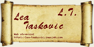 Lea Tasković vizit kartica